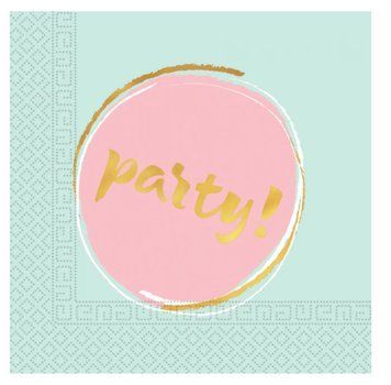 Festive napkins on the table Party, 20 pcs