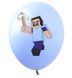 Minecraft Printed Latex Balloon with Helium &ndash; assorted