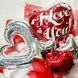 Букети з повітряних кульок на паличці Love