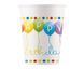 Cups Happy Birthday Streamers, 200ml, 8 szt.