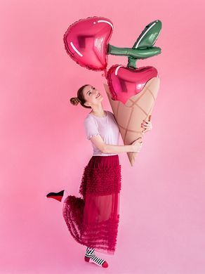 Фольгированные шары Вишни