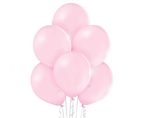 Pastel Pink Latex Balloon with Helium