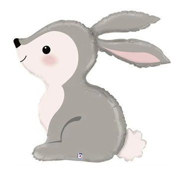 Foil Balloon Rabbit / Bunny with Helium