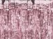 Decorative decoration, curtain foil curtain Rose gold, 0.9x2.5m