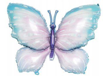 Birthday Butterfly Foil Balloon with Helium