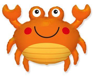 Foil Balloon Crab with Helium