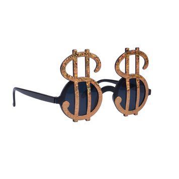 Dollar party glasses