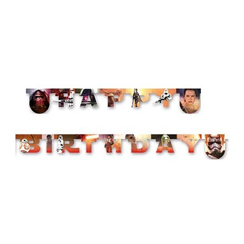 Гирлянда Happy Birthday Звездные войны