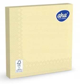 Napkins Cream 33cm, 20 pcs